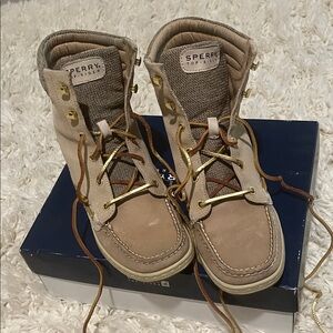 Sperry Women's Tan Ankle Boots